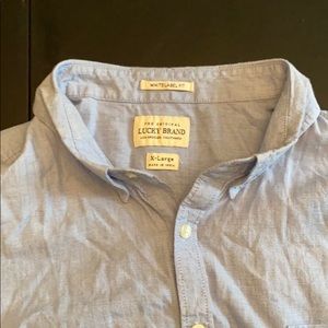 Lucky Brand White Label Button Up - XL
